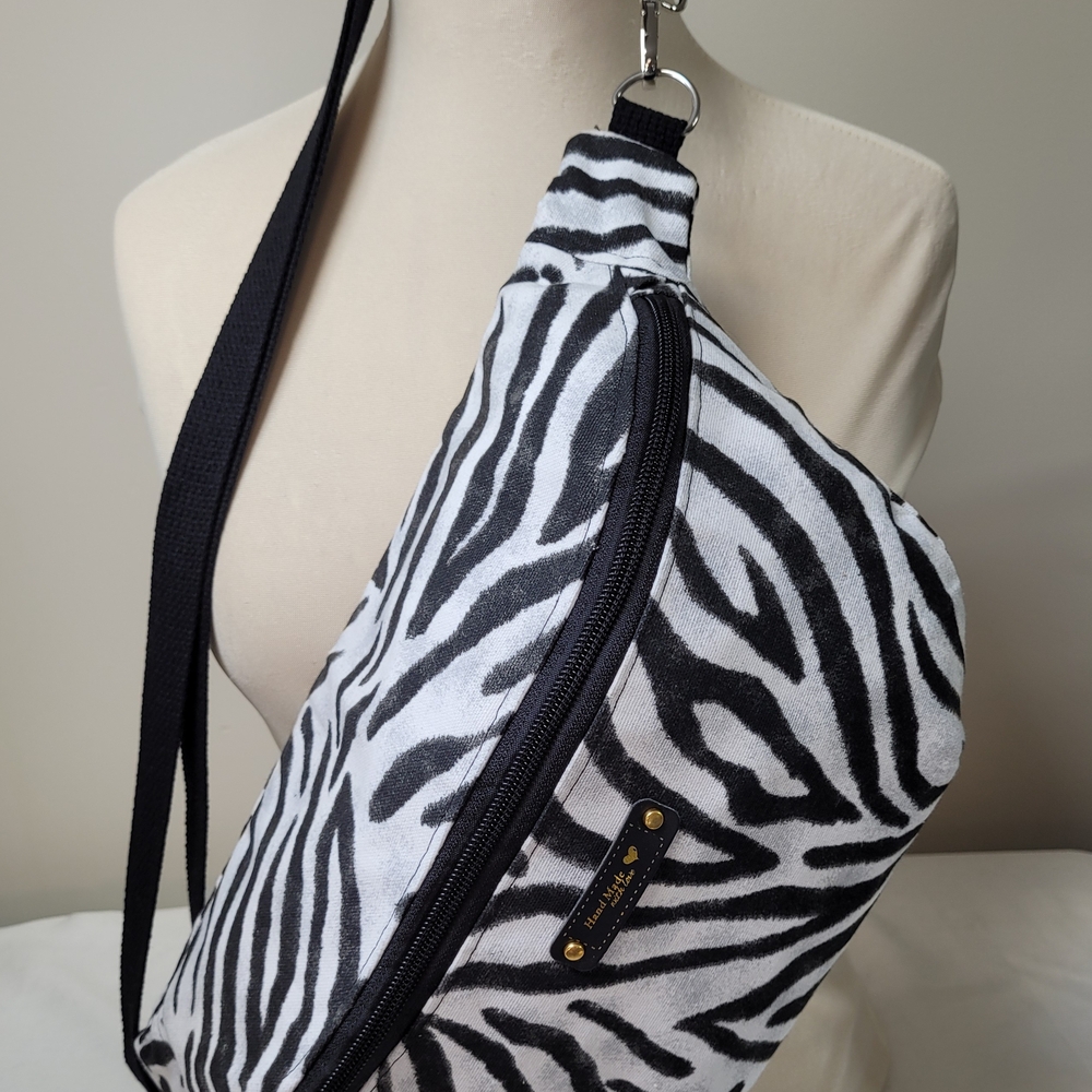 Zebra Print Women's Hip Bag